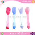 China manufacturer baby feeder food grade baby spoon and fork set